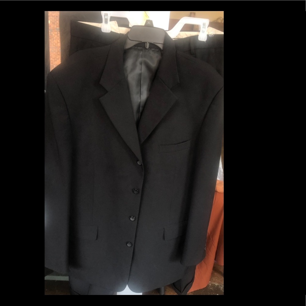 Men’s black suite